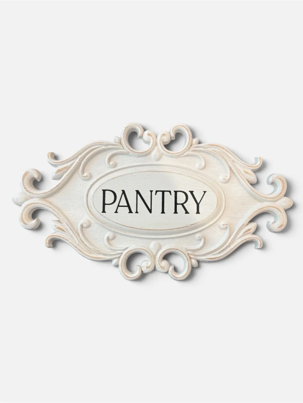 Decorative 'Pantry' Sign - Cream & Black
